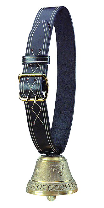 Collier de vache en cuir - Canada
