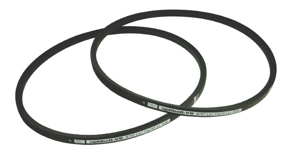 Courroie Lisse Trapézoïdale Série A22 - Section 13x8mm Longueur Extérieure 610mm