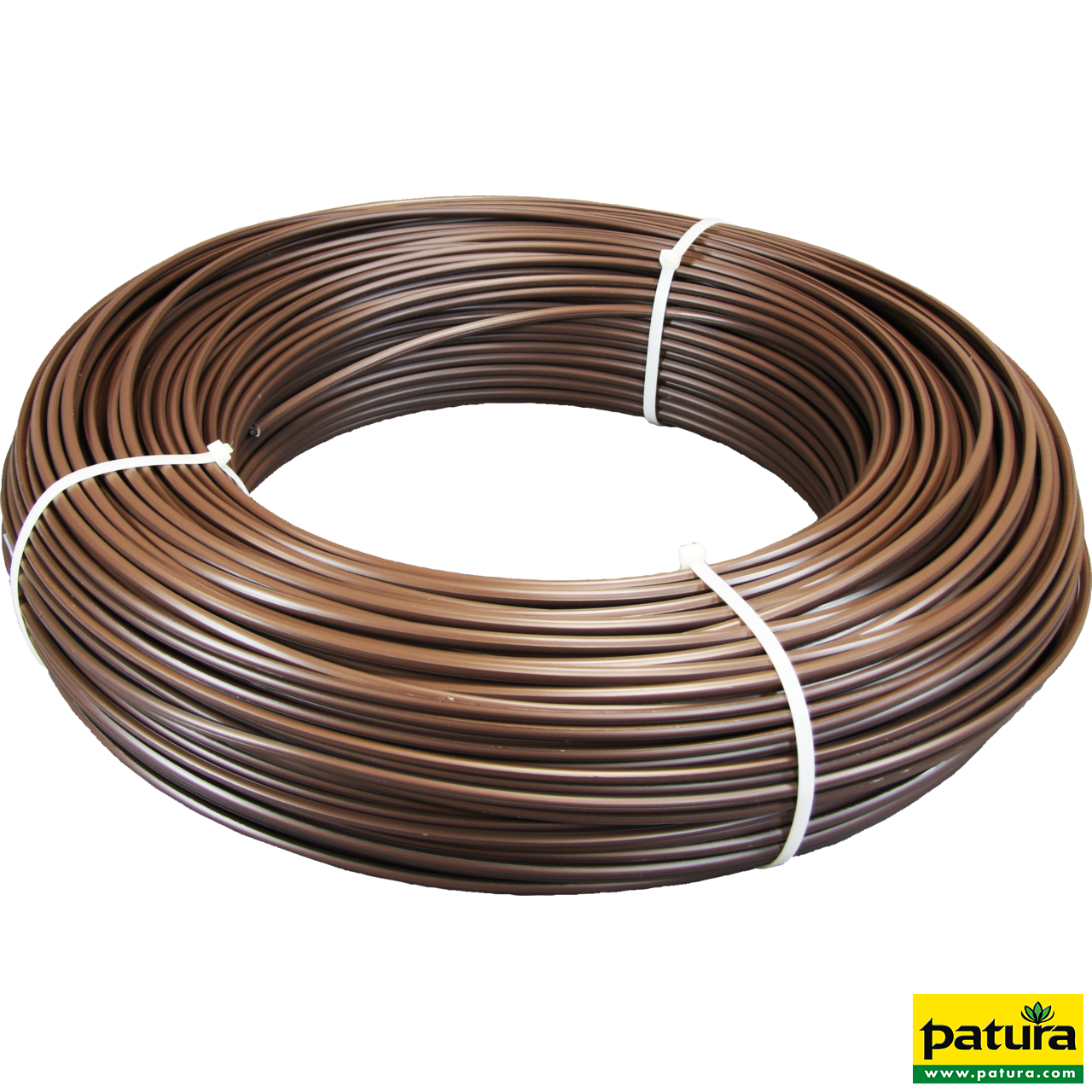 Fil HippoWire pour chevaux, brun Gaine plastique conductrice D=7 mm ...