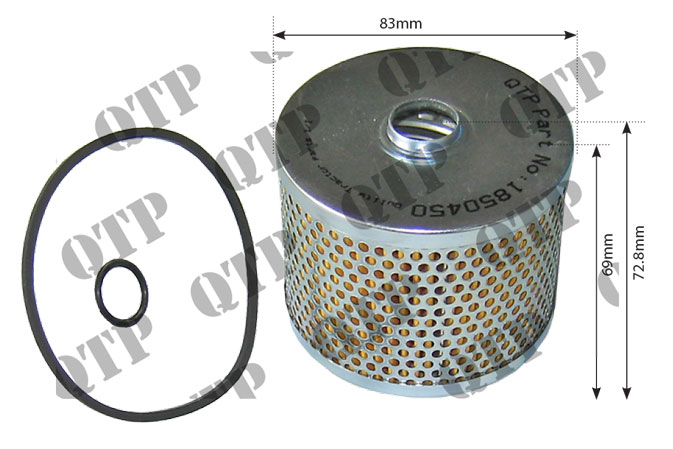 Filtre à Carburant Massey Ferguson - Adaptateur 2656615 7111-296 Pour Tracteurs 135 165 285 Etc.