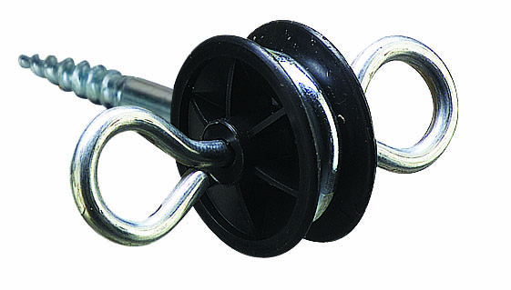 Isolateur de clôture double ancrage