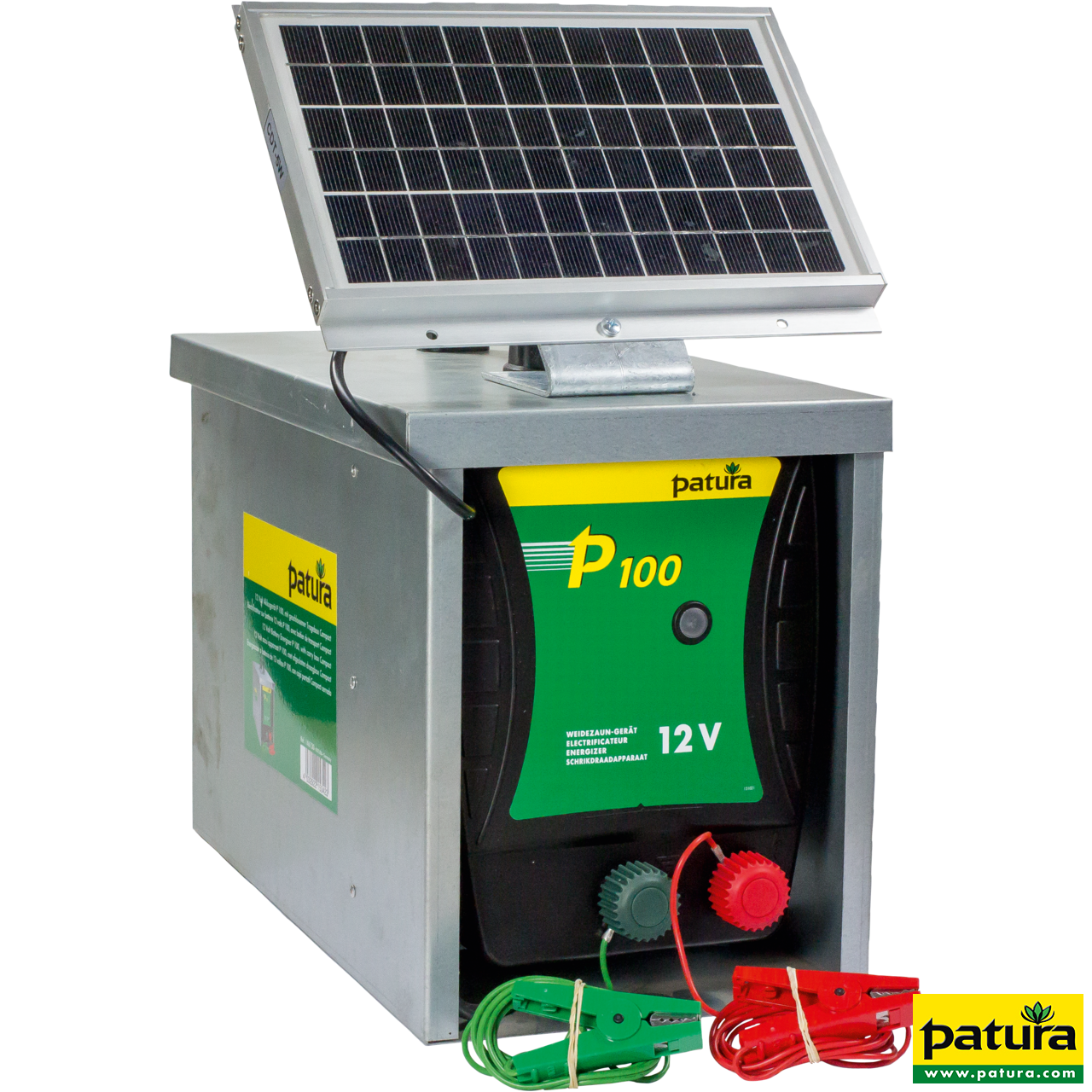 P100 Pixel Module Set complet P100 avec module solaire 5W et boitier de transport fermé