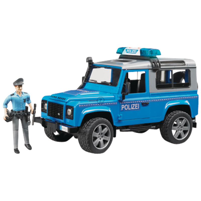 Bruder | Machine de police | Figurine Land Rover Defender + Policier | 1:16 acheter à prix bas - livraison gratuite, avis réels avec des photos